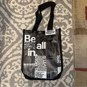 NEW Lululemon Holiday Reusable Shopping Gift Bag Tote Logo
